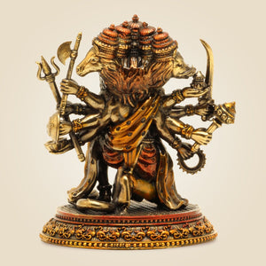 Panchmukhi Hanuman Brass Statue