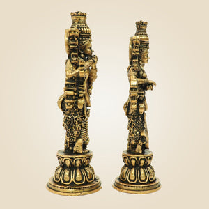 Bronze Radha Krishna Idol