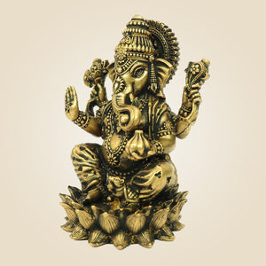 Lord Ganesha Bronze Idol
