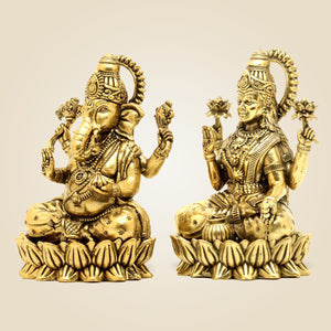 Brass Laxmi Ganesh