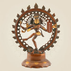 Pure Brass Nataraja Idol - Luxeartisanship