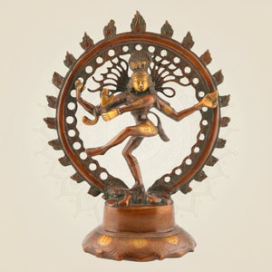 Pure Brass Nataraja Idol - Luxeartisanship