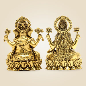 Brass Laxmi Ganesh