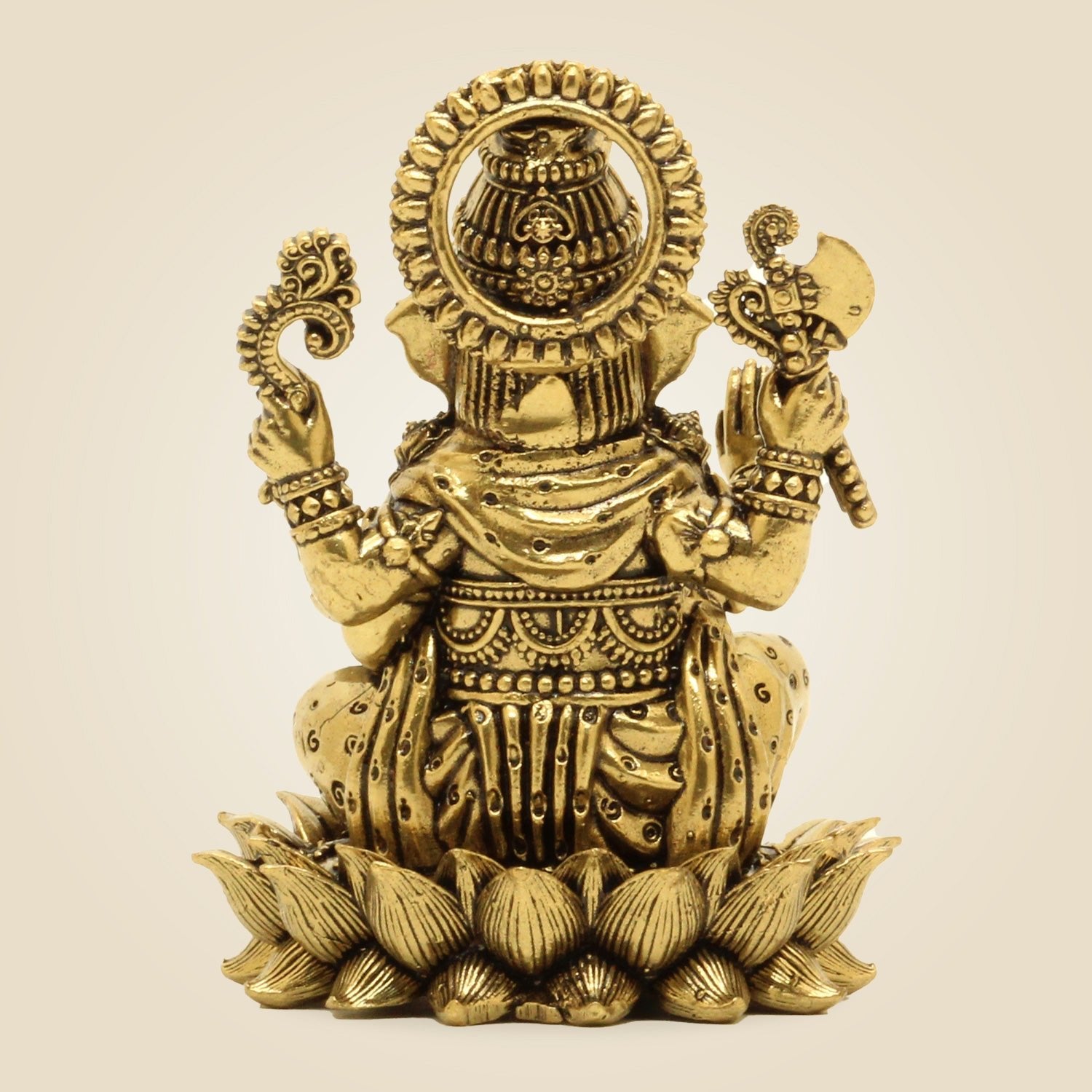 Brass Chaturbhuj Ganesha Statue