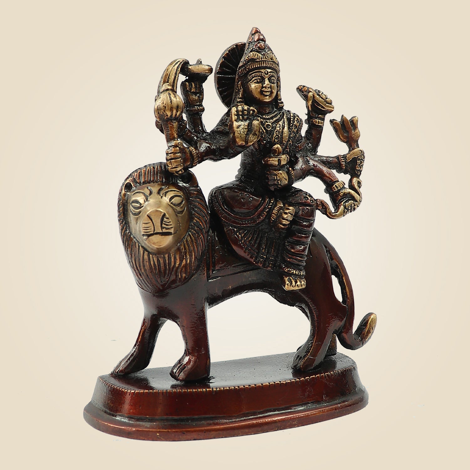 Brass Durga Idol