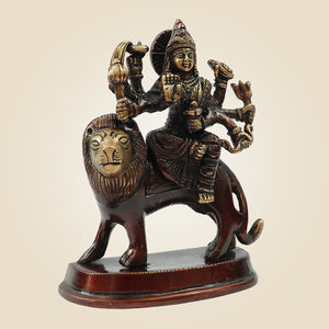 Brass Durga Idol
