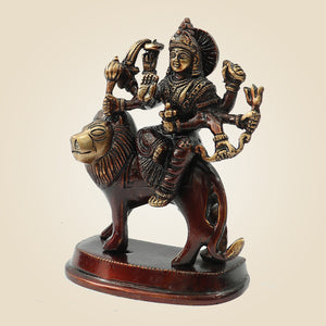 Brass Durga Idol