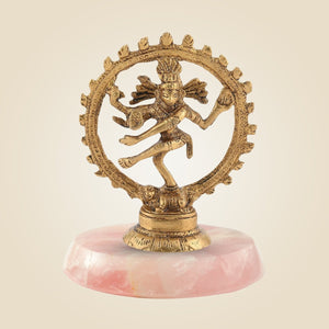 Nataraja Idol with Stone Base