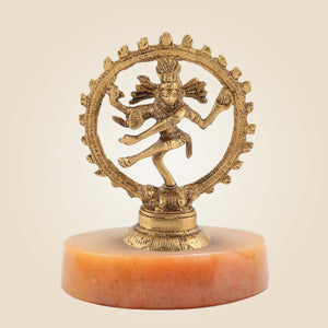 Nataraja Idol with Stone Base