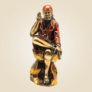 Brass Sai Baba Idol