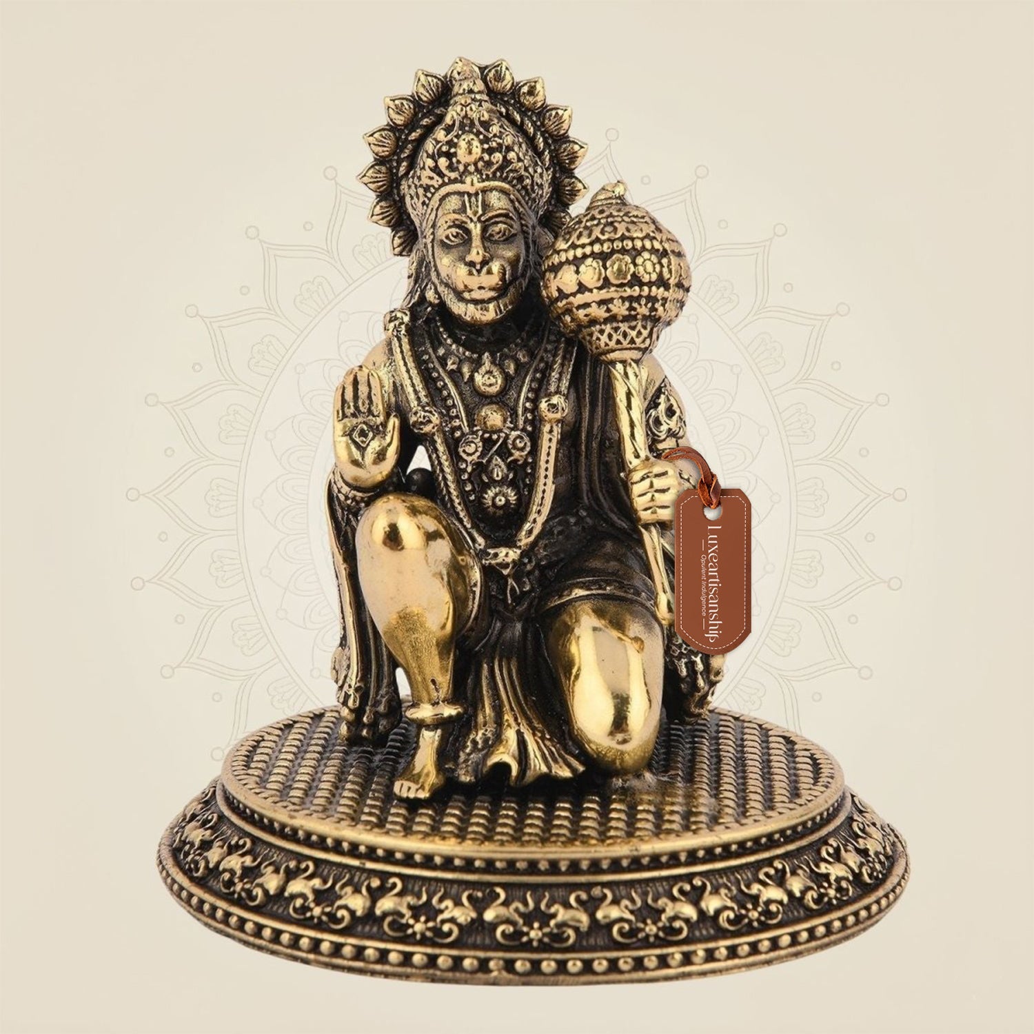 Pure Brass Hanuman Ji Idol