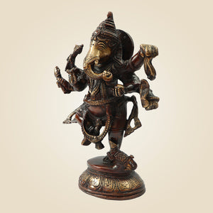 Brass Ganesha Idol