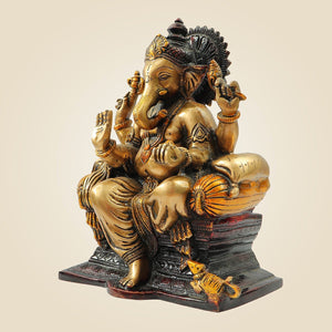 Brass Ganesha Murti