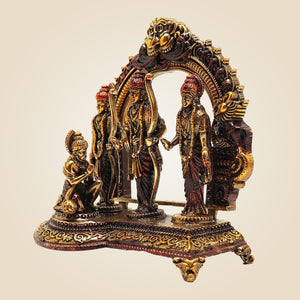 Brass Ram Darbar Murti