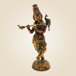 Brass Krishna Statue