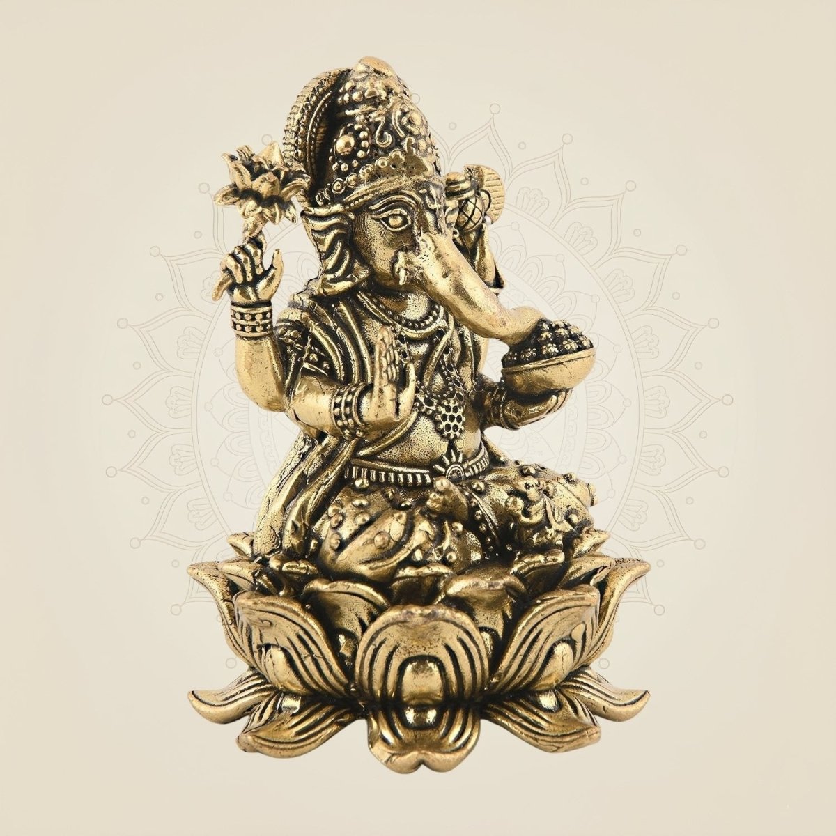 Brass Ganesha Idol