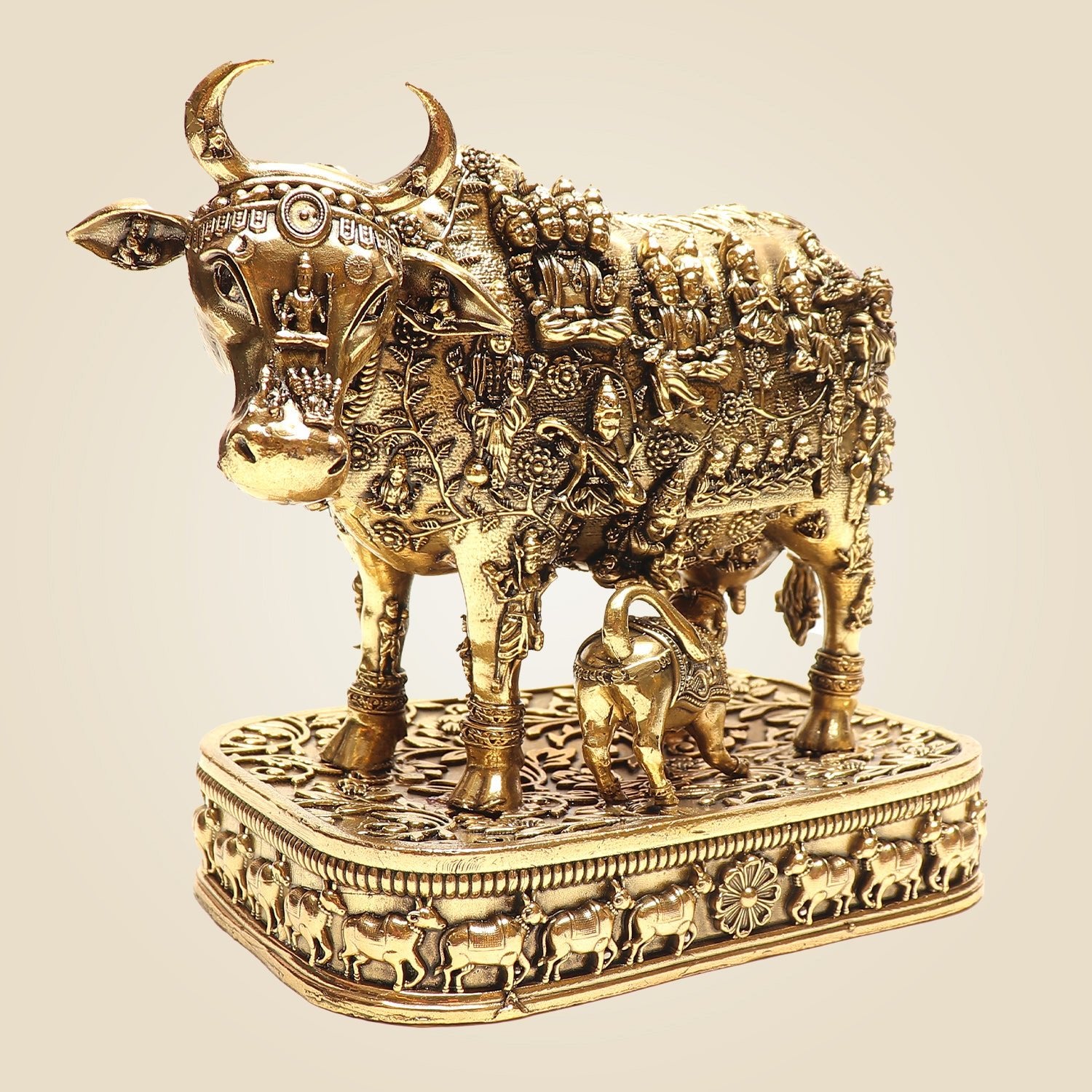 Brass Kamdhenu Cow