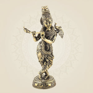 Brass Radha Krishna Idol
