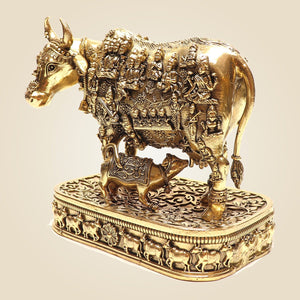 Brass Kamdhenu Cow