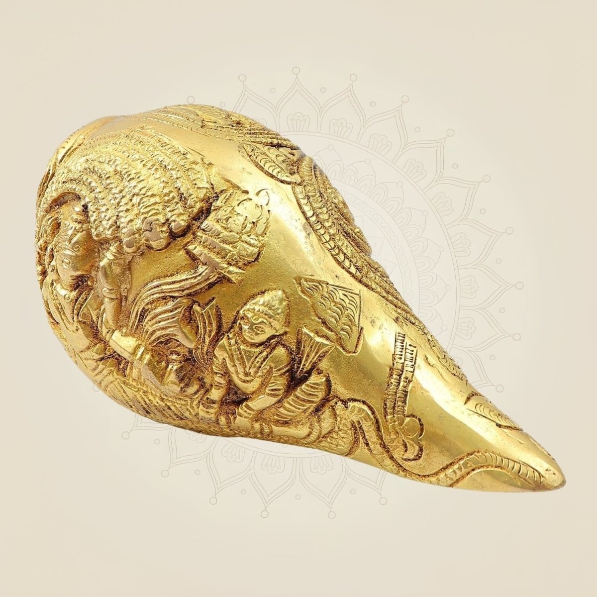 Auspicious Brass Vishnu Shankh