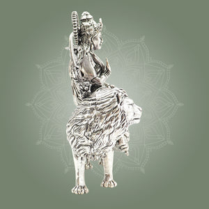 Brass Sherawali Durga Idol