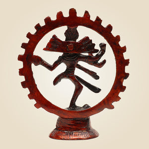 Nataraja Idol in Pure Brass Handcrafted Small Size