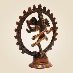 Nataraja Idol in Pure Brass Handcrafted Small