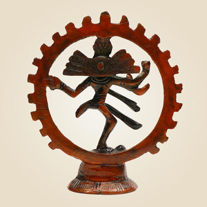 Nataraja Idol in Pure Brass Handcrafted Small