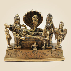 Brass Vishnu Parivar Idol