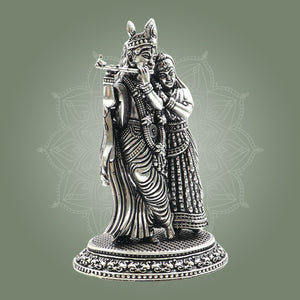 Brass Radha Krishna Idol