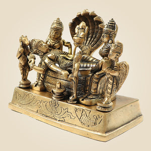 Brass Vishnu Parivar Statue