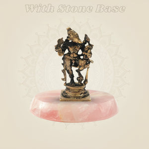 Panchaloha Statue on gemstone