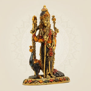Divine brass statue