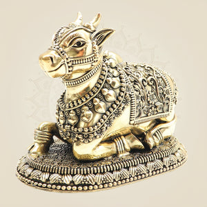 Decorative Pure Brass Bull Statue