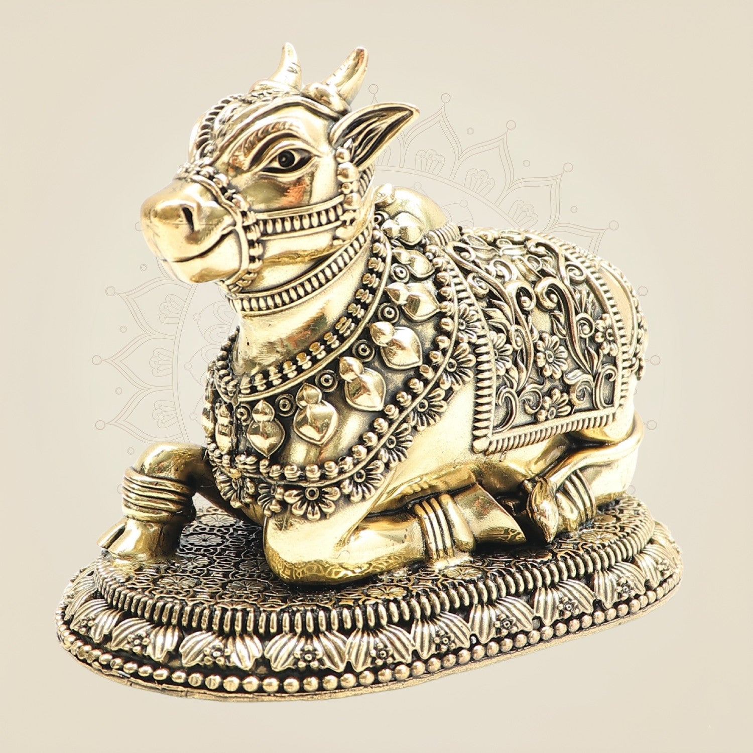 Decorative Pure Brass Bull Statue