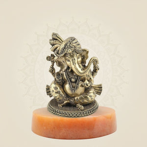 Ganesha on stone base