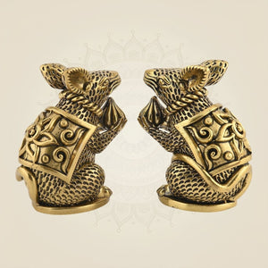 Mushakraj Pair Statues