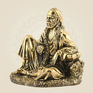 Sai Baba Brass Statue in 4 inch