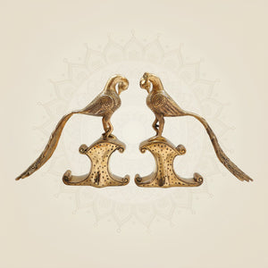 Brass Peacock Set