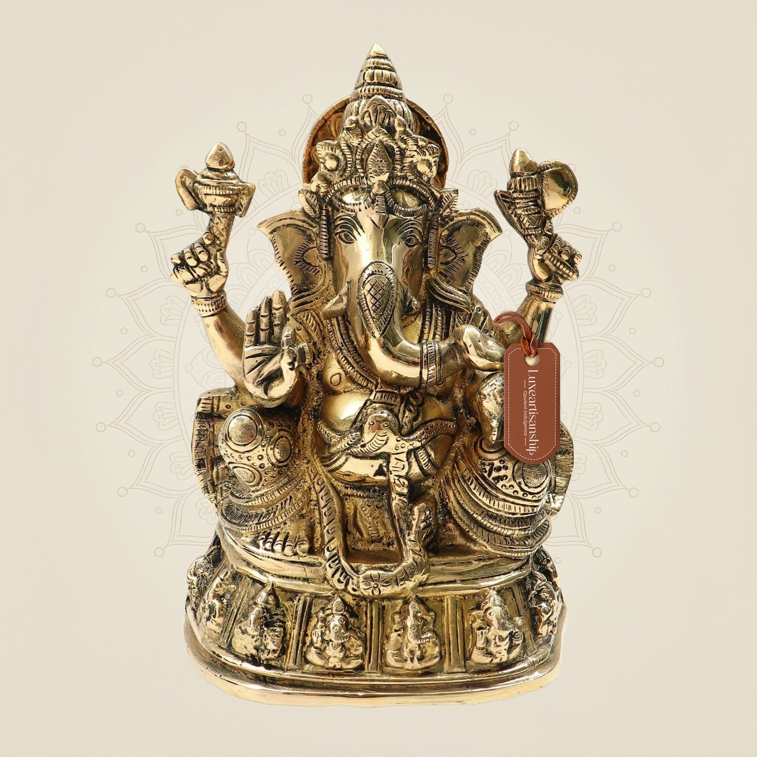 Brass Ganesha Idol