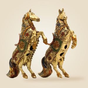 Brass Horses Statue