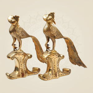 Brass Peacock Set