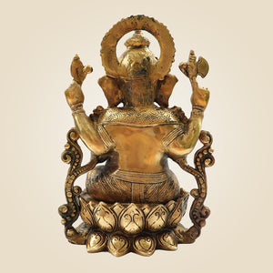 Ganesha Brass Idol