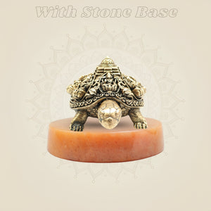 Tortoise Sculpture with gemstone