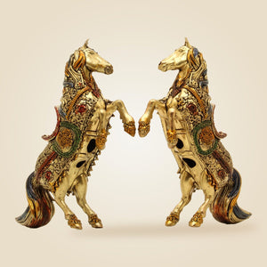 Brass Horses Statue