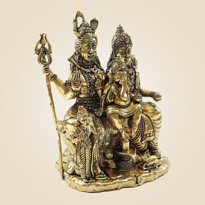 Brass Shiv Parivar Murti