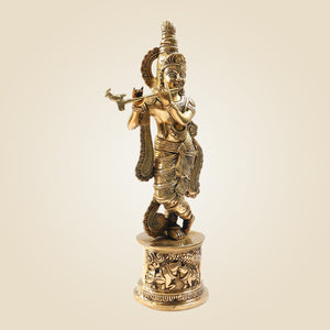 Lord Krishna Brass Murti