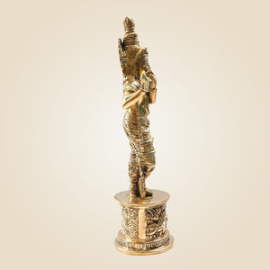 Brass Lord Krishna Idol