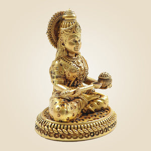 Brass Annapurna Devi Statue
