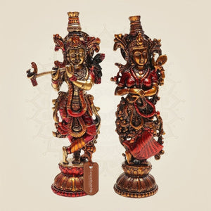 4.75" Radha Krishna Statue